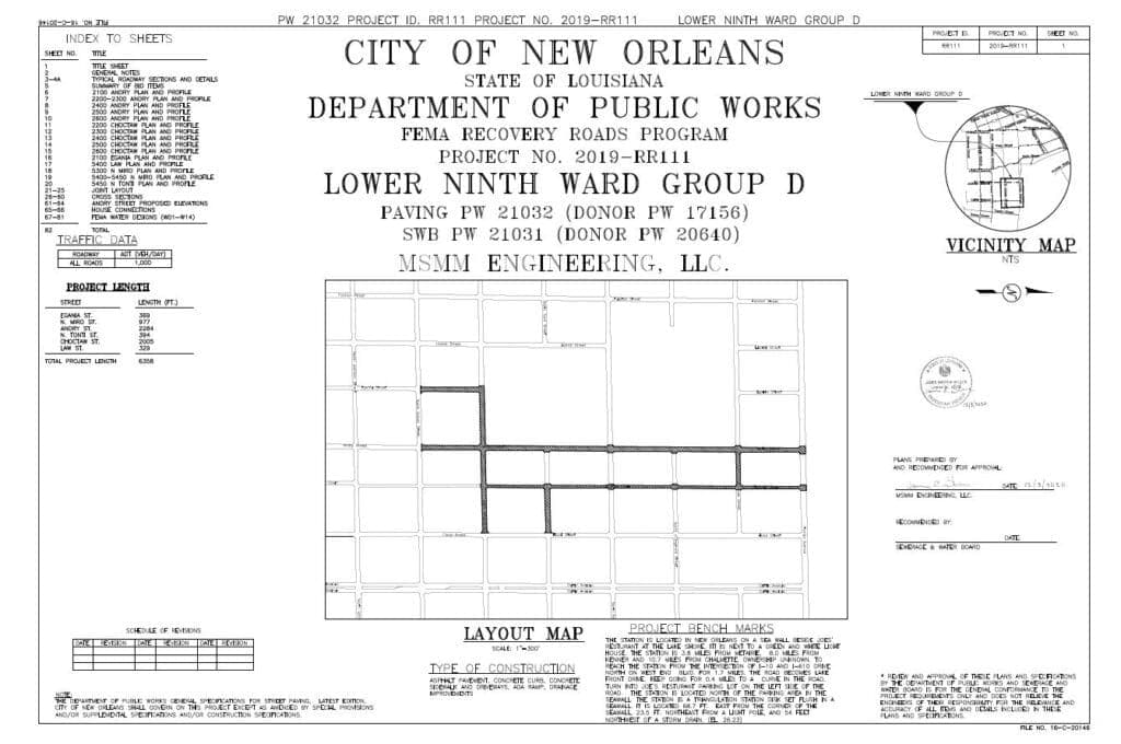 FEMA JIRR — Lower 9th Ward NW Group D (RR111)