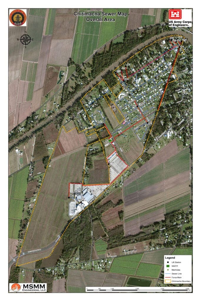 Chitimacha Tribe Sanitary Sewer Data Collection