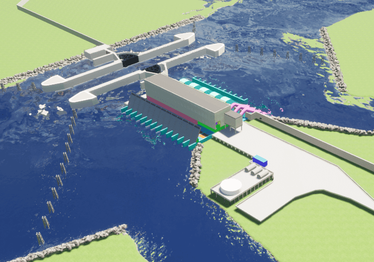 Cow Bayou Drainage Pump Station Complex